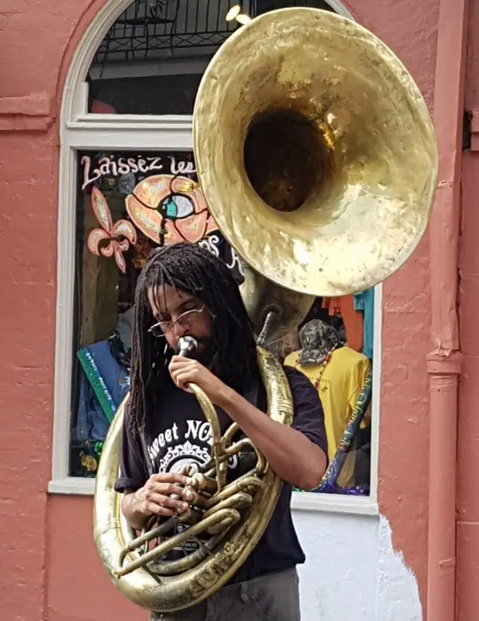 Tuba on the streets
