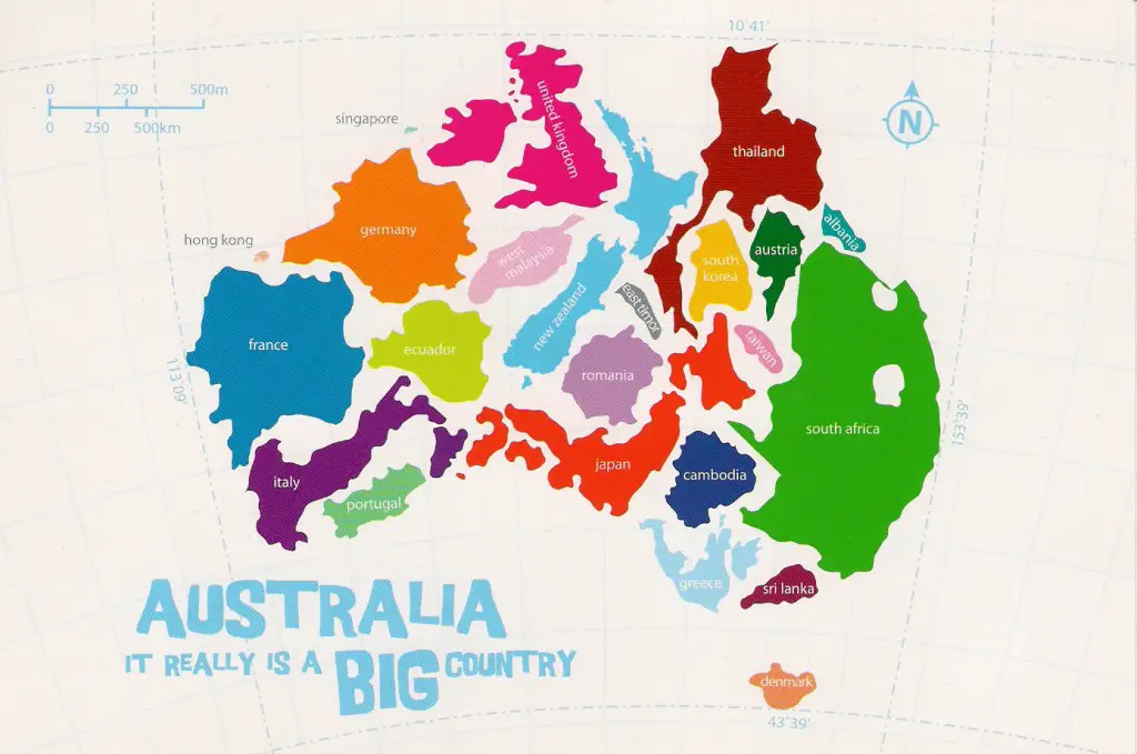 Australia is a huge country